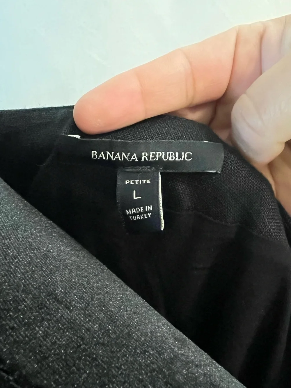 Banana Republic One-Shoulder Black A-Line Dress - Picture 6 of 6